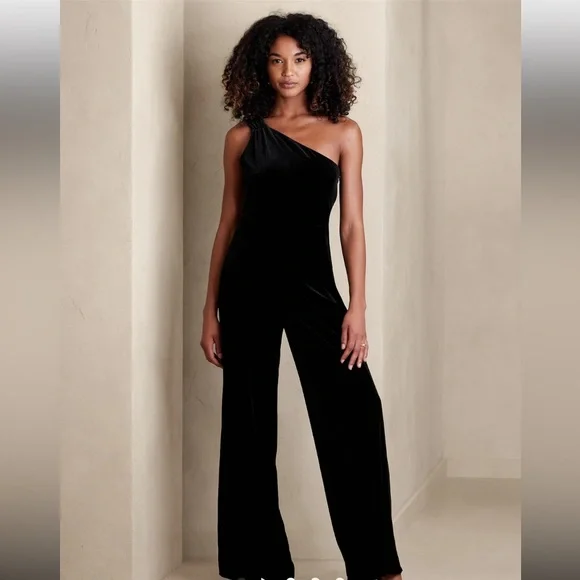 Sleeveless Jumpsuit Velvet Jumpsuit Banana Republic Banana
